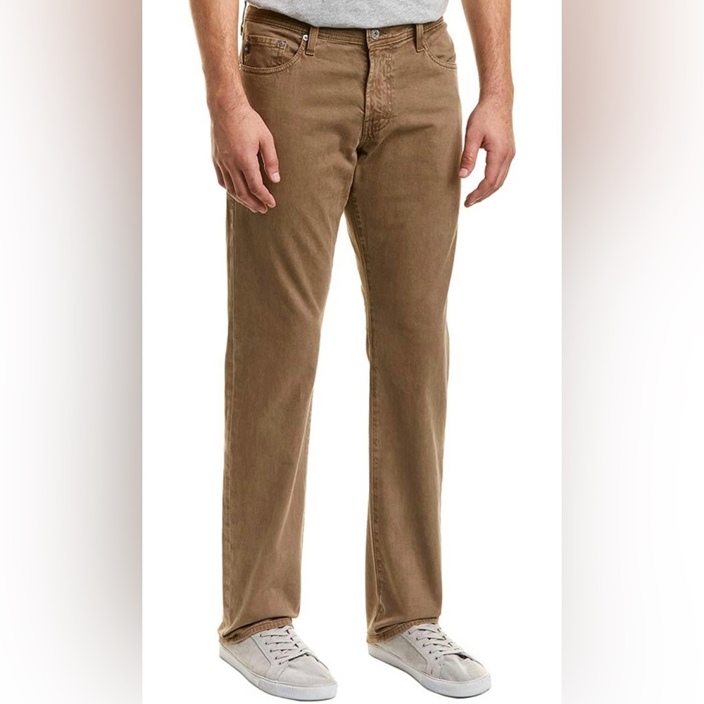 AG Adriano Goldschmied The Graduate Tailored Leg Men’s Jean in Khaki Size 36x32